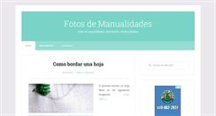Desktop Screenshot of fotosdemanualidades.com
